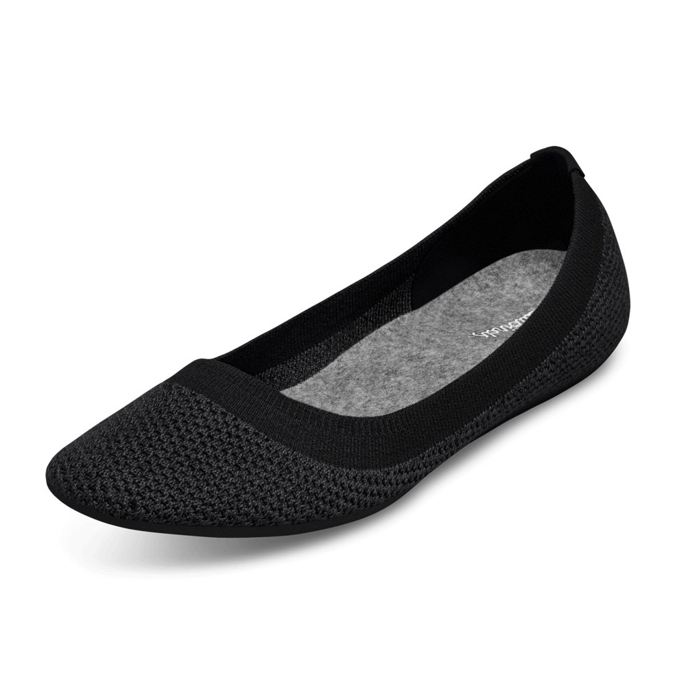 Allbirds Women's Tree Breezers - Flats Black - PXC124836